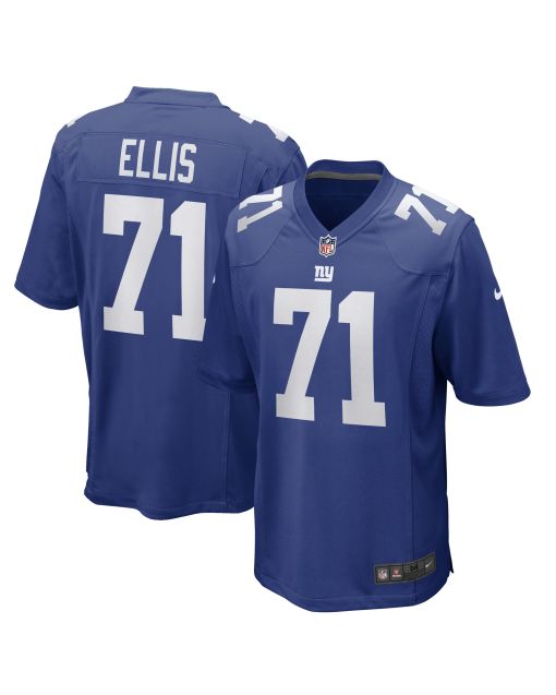 Men’s New York Giants Justin Ellis Royal Game Player Jersey