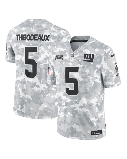 Men’s New York Giants Kayvon Thibodeaux Arctic Camo 2024 Salute to Service Limited Jersey