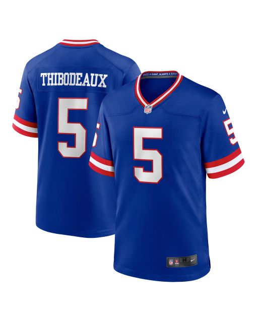 Men’s New York Giants Kayvon Thibodeaux Royal Classic Player Game Jersey