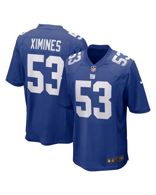 Men’s New York Giants Oshane Ximines Royal Game Jersey