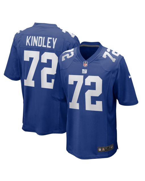 Men’s New York Giants Solomon Kindley Royal Home Game Player Jersey