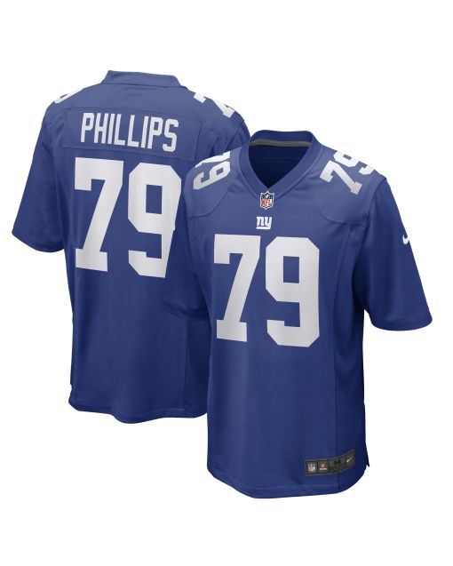 Men’s New York Giants Tyre Phillips Royal Game Player Jersey