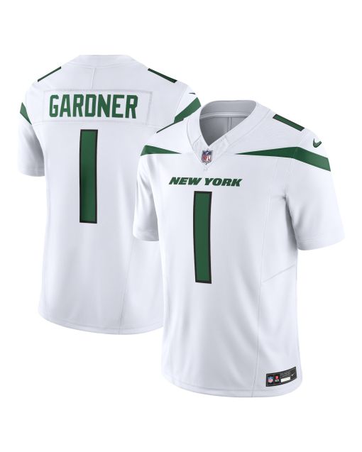 Men’s New York Jets Ahmad Sauce Gardner White Vapor F.U.S.E. Limited Jersey
