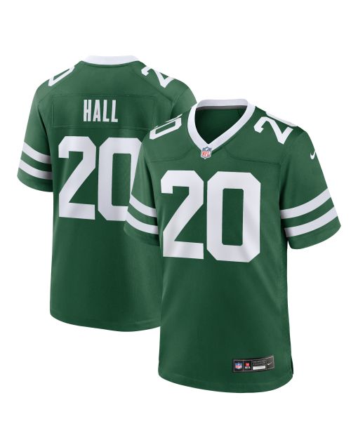 Men’s New York Jets Breece Hall Legacy Green Game Jersey