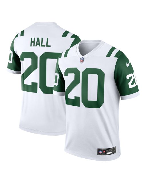 Men’s New York Jets Breece Hall White Alternate Legend Player Performance Top