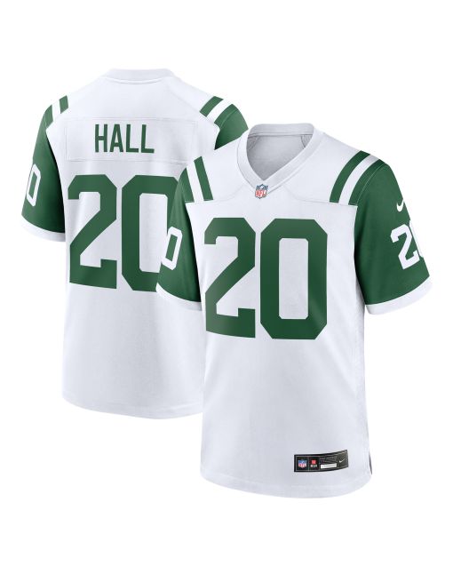 Men’s New York Jets Breece Hall White Classic Alternate Game Jersey