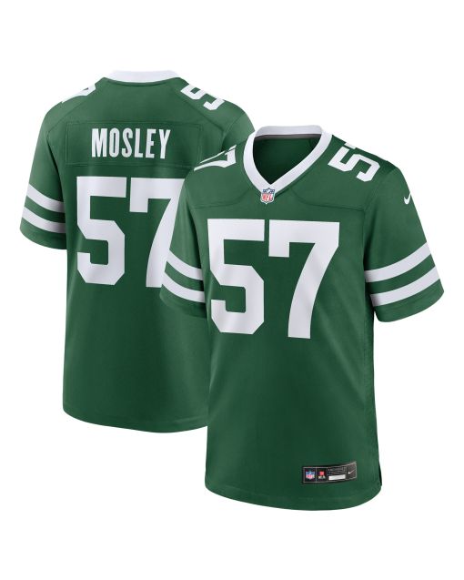 Men’s New York Jets C.J. Mosley Legacy Green Team Game Jersey