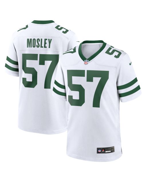 Men’s New York Jets C.J. Mosley Legacy White Game Jersey