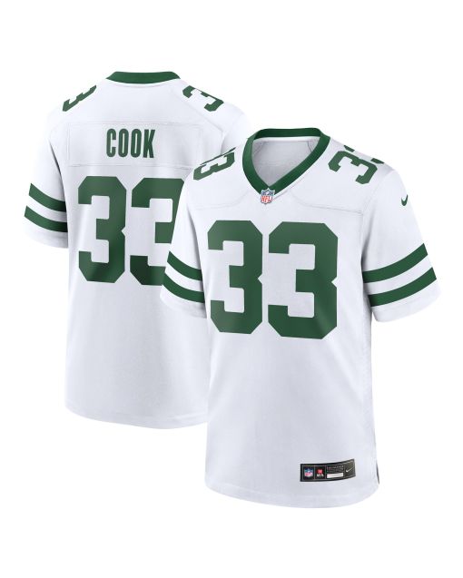 Men’s New York Jets Dalvin Cook White Legacy Player Jersey