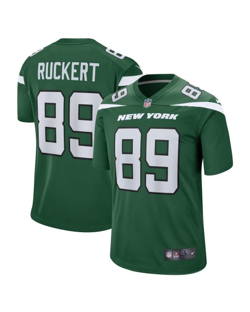 Men’s New York Jets Jeremy Ruckert Gotham Green Game Player Jersey