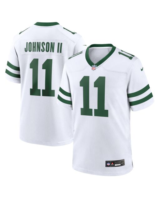 Men’s New York Jets Jermaine Johnson II Legacy White Game Jersey