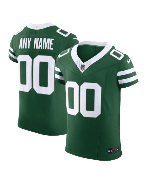 Men’s New York Jets Legacy Green Vapor F.U.S.E. Elite Custom Jersey
