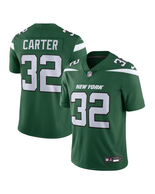 Men’s New York Jets Michael Carter Green Vapor F.U.S.E. Limited Jersey