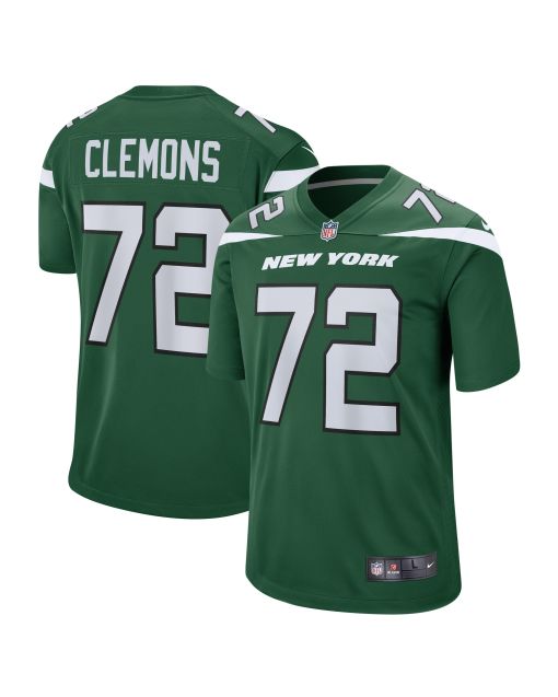 Men’s New York Jets Micheal Clemons Gotham Green Game Player Jersey