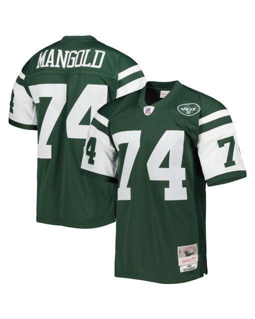 Men’s New York Jets Nick Mangold Mitchell & Ness Green Legacy Jersey