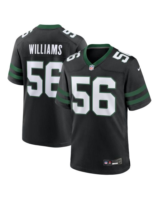 Men’s New York Jets Quincy Williams Legacy Black Alternate Game Jersey