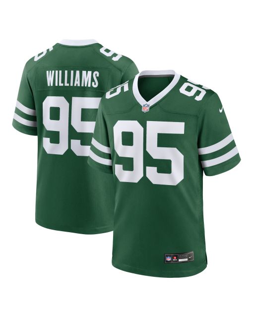 Men’s New York Jets Quinnen Williams Legacy Green Game Jersey
