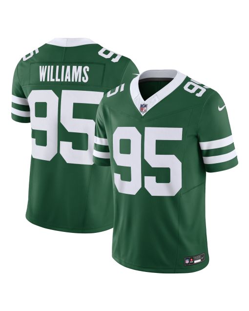 Men’s New York Jets Quinnen Williams Legacy Green Vapor F.U.S.E. Limited Jersey