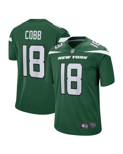 Men’s New York Jets Randall Cobb Gotham Green Game Jersey
