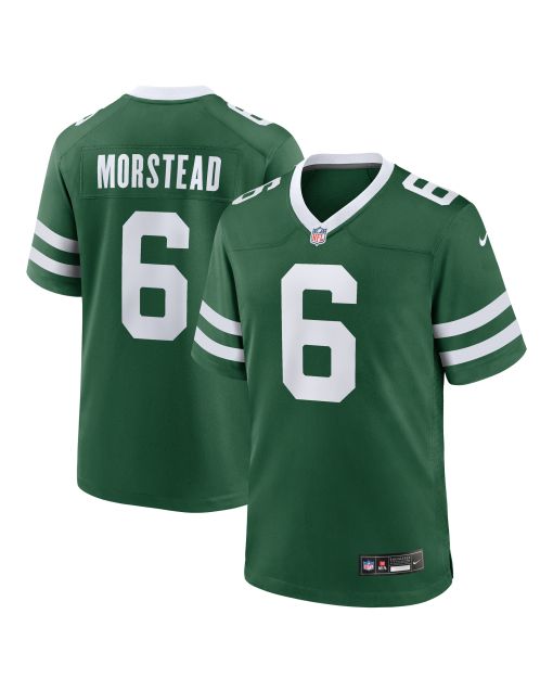 Men’s New York Jets Thomas Morstead Legacy Green Team Game Jersey