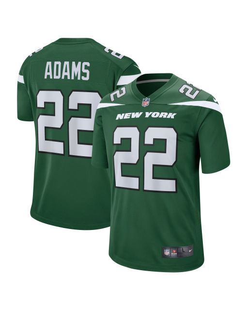 Men’s New York Jets Tony Adams Gotham Green Game Player Jersey