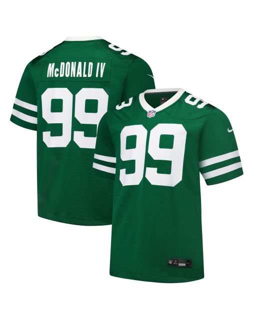 Men’s New York Jets Will McDonald IV Legacy Green Team Game Jersey