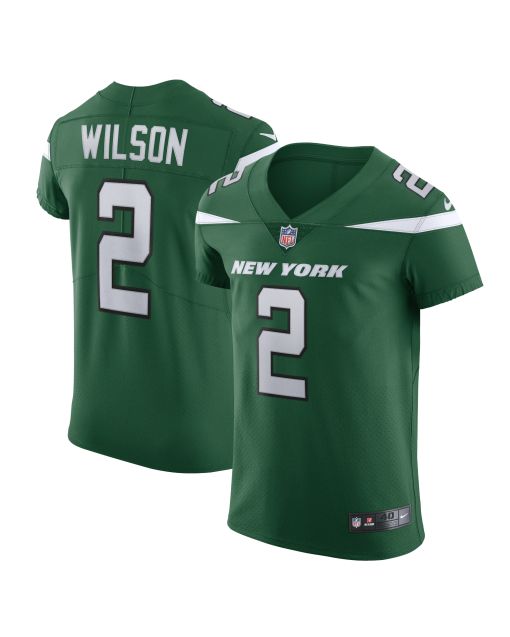 Men’s New York Jets Zach Wilson Gotham Green Vapor Elite Jersey