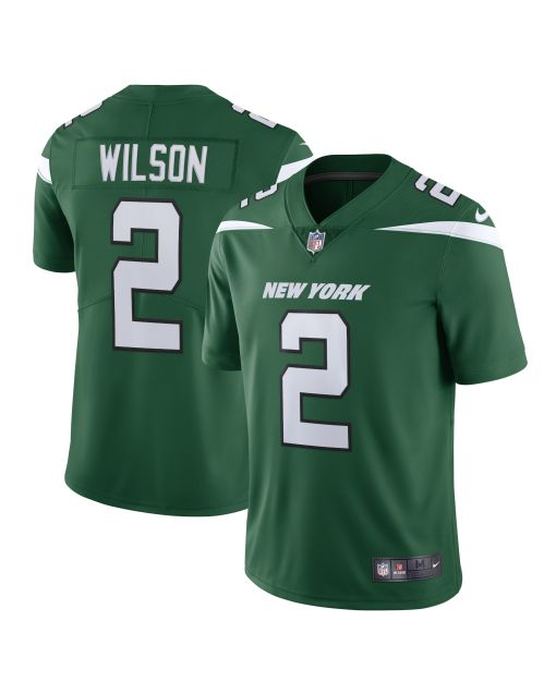 Men’s New York Jets Zach Wilson Gotham Green Vapor Limited Jersey