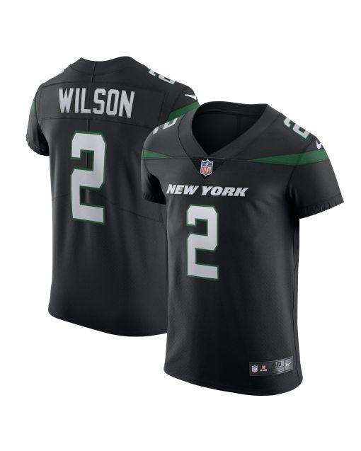 Men’s New York Jets Zach Wilson Stealth Black Vapor Elite Jersey