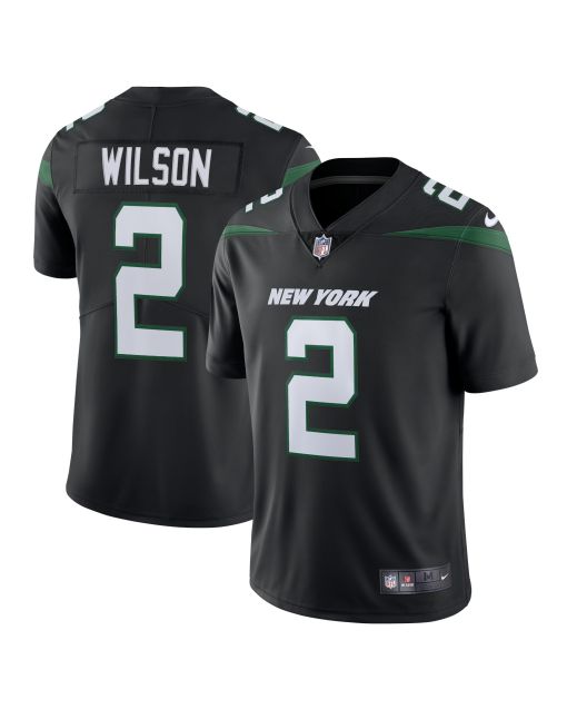 Men’s New York Jets Zach Wilson Stealth Black Vapor Limited Jersey