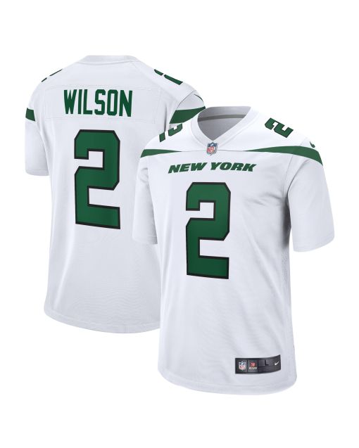 Men’s New York Jets Zach Wilson White Game Jersey