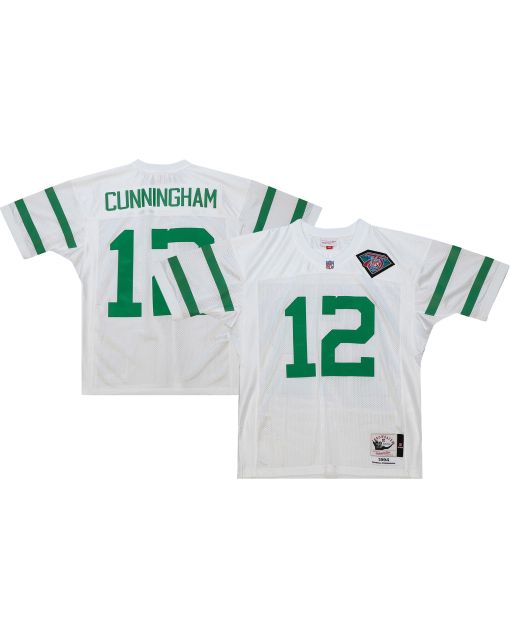 Men’s Philadelphia Eagles 1994 Randall Cunningham Mitchell & Ness White Throwback Retired Player Jersey