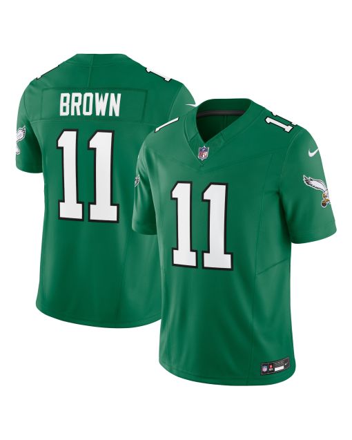 Men’s Philadelphia Eagles A.J. Brown Kelly Green Vapor F.U.S.E. Limited Jersey