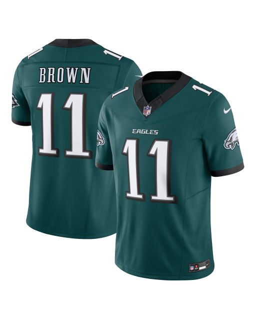 Men’s Philadelphia Eagles A.J. Brown Midnight Green Vapor F.U.S.E. Limited Jersey