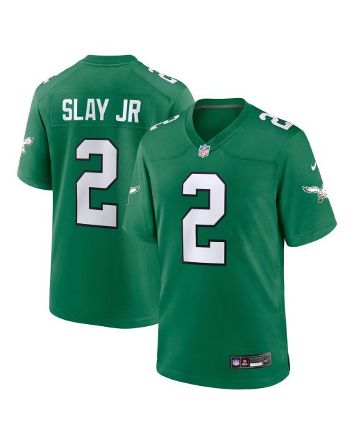 Men’s Philadelphia Eagles Darius Slay Kelly Green Alternate Game Player Jersey