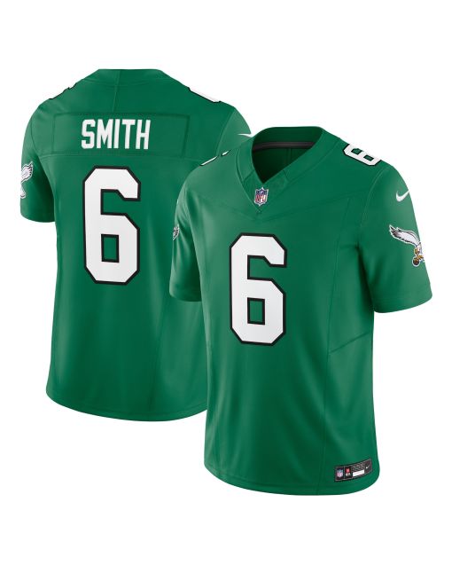 Men’s Philadelphia Eagles DeVonta Smith Kelly Green Vapor F.U.S.E. Limited Jersey