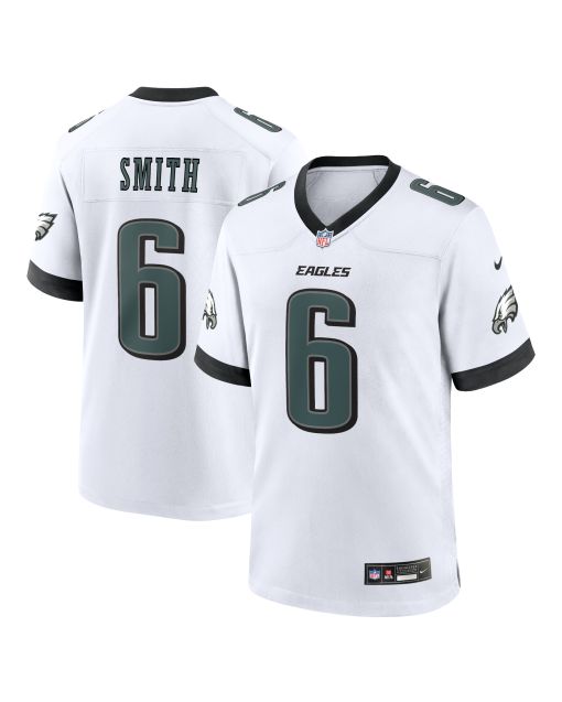 Men’s Philadelphia Eagles DeVonta Smith White White Game Jersey