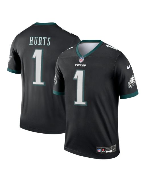 Men’s Philadelphia Eagles Jalen Hurts Black Alternate Legend Player Performance Top