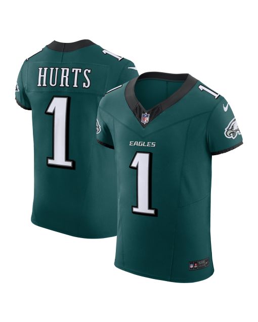 Men’s Philadelphia Eagles Jalen Hurts Midnight Green Vapor F.U.S.E. Elite Jersey