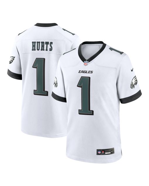 Men’s Philadelphia Eagles Jalen Hurts White White Game Jersey