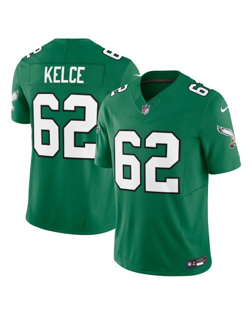 Men’s Philadelphia Eagles Jason Kelce Kelly Green Vapor F.U.S.E. Limited Jersey