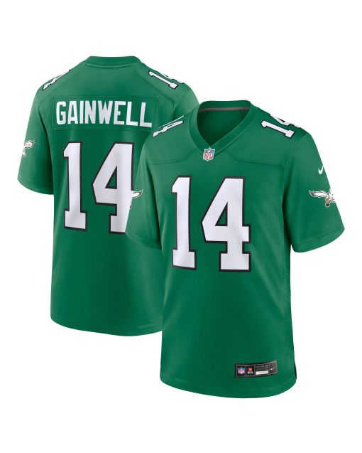 Men’s Philadelphia Eagles Kenneth Gainwell Kelly Green Alternate Game Jersey