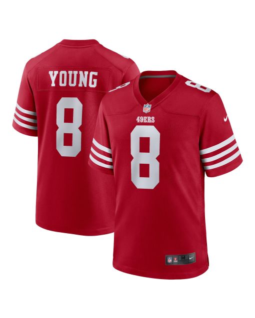 Men’s San Francisco 49ers Steve Young Scarlet Retired Player Game Jersey