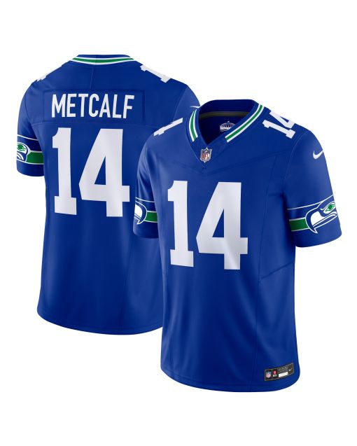 Men’s Seattle Seahawks DK Metcalf Royal Vapor F.U.S.E. Limited Jersey
