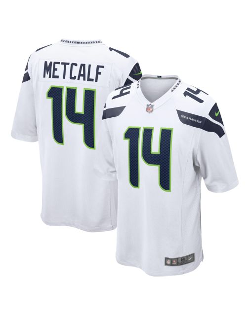 Men’s Seattle Seahawks DK Metcalf White Game Jersey