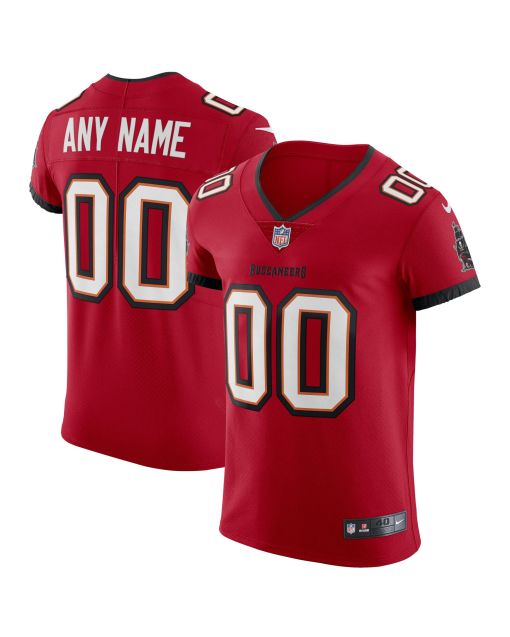 Men’s Tampa Bay Buccaneers Red Vapor Elite Custom Jersey