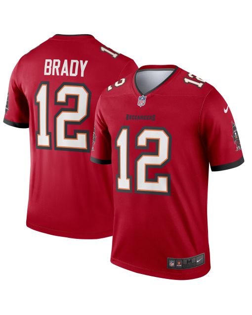 Men’s Tampa Bay Buccaneers Tom Brady Red Team Legend Player Performance Top