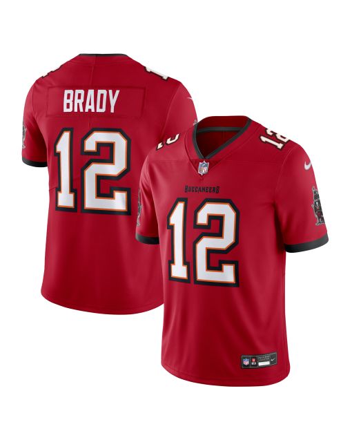 Men’s Tampa Bay Buccaneers Tom Brady Red Vapor Untouchable Limited Jersey