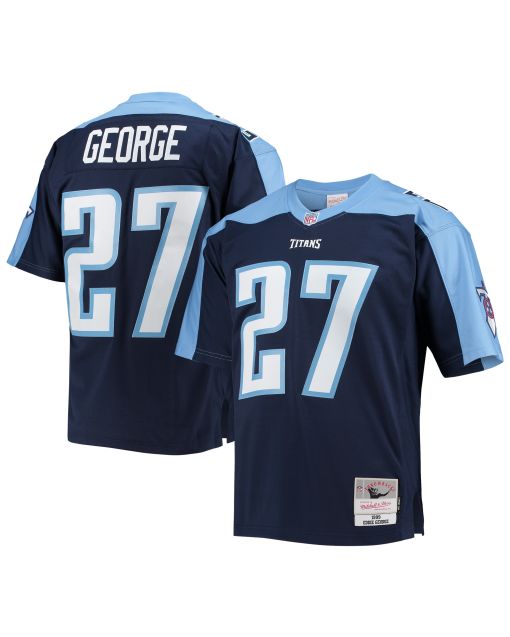Men’s Tennessee Titans Eddie George Mitchell & Ness Navy Legacy Jersey