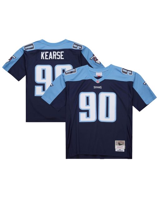 Men’s Tennessee Titans Jevon Kearse Mitchell & Ness Navy 1999 Legacy Jersey